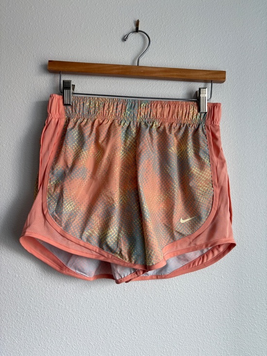Nike Pants - Nike Tempo Dri-FIT Running Shorts Coral Orange Abstract Print Womens S